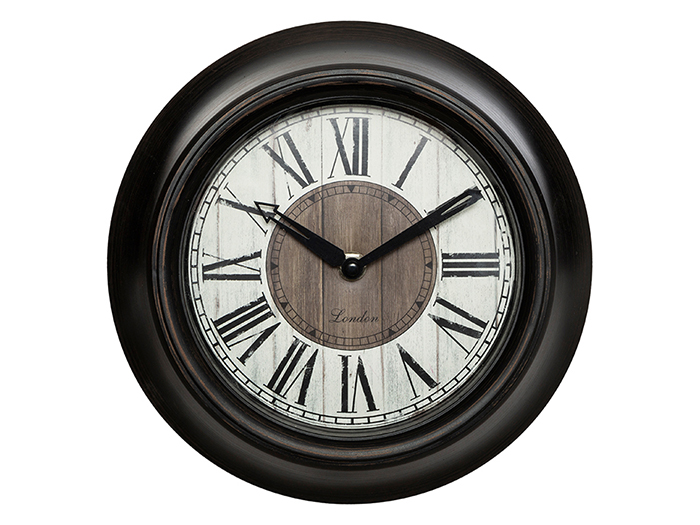 atmoshera-plastic-round-wall-clock-23cm-2-assorted-colours