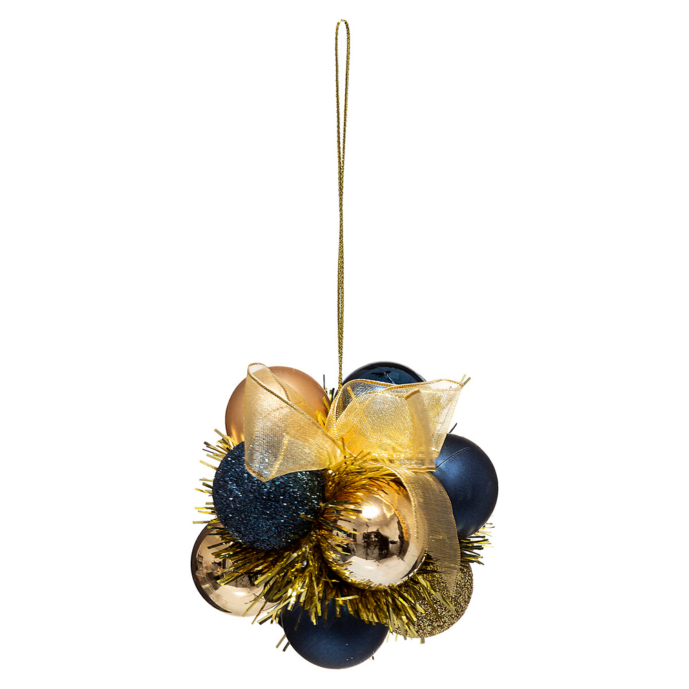 atmosphera-christmas-bauble-flower-decoration-blue-gold-10cm