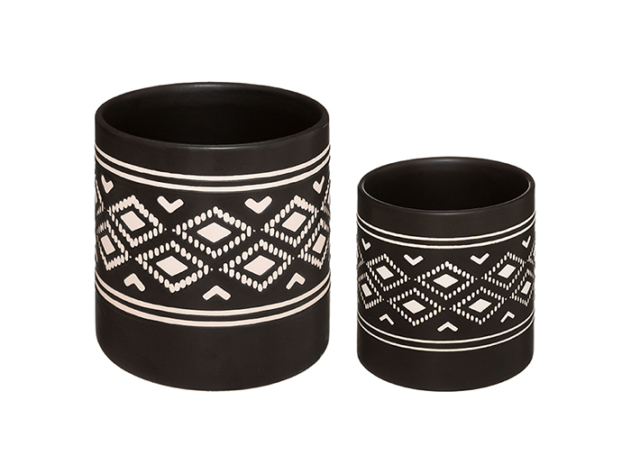 african-design-set-of-2-ceramic-flower-pots