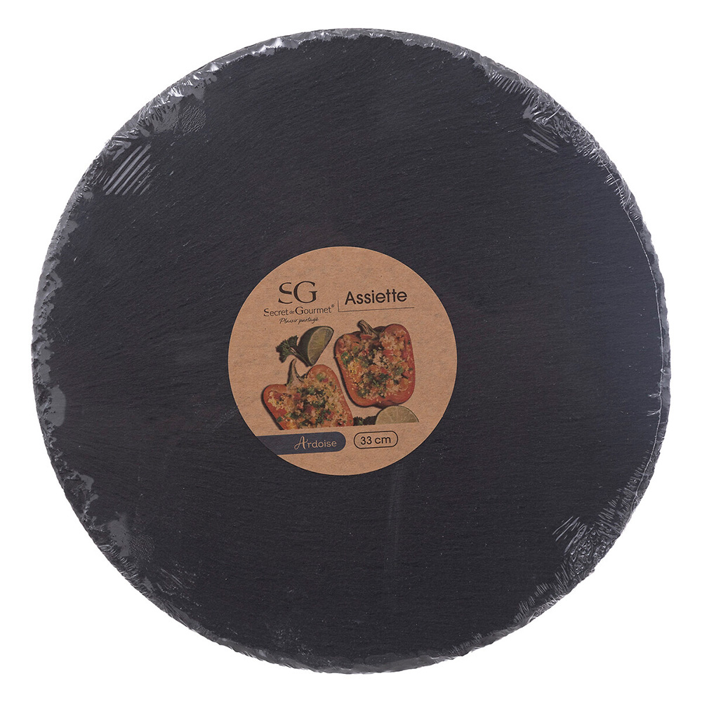sg-secret-de-gourmet-round-serving-slate-plate-32cm