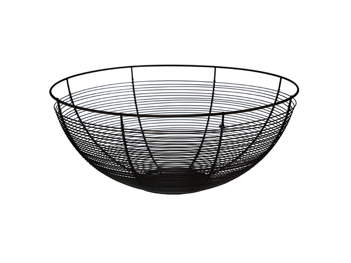 5five-contempo-metal-mesh-round-fruit-basket-black-32-cm