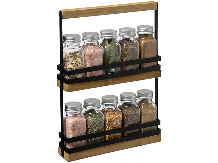 blackwood-bamboo-spice-rack-including-10-spices-22cm-x-4-7cm-x-29-5cm