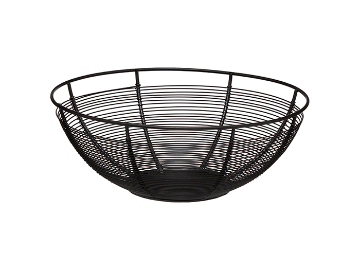5five-metal-wire-round-basket-22-cm-black