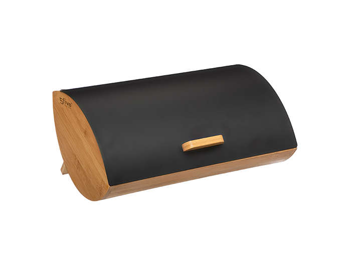 5five-bamboo-bread-bin-with-black-lid-23cm-x-16-9cm-x-35-6cm
