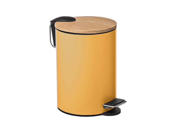 trio-pedal-cosmetic-waste-bin-in-mustard-yellow-3l-17cm-x-24cm