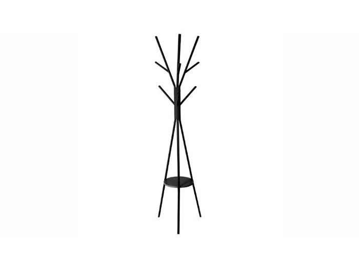 5five-metty-9-hooks-metal-coat-hanger-black-180cm