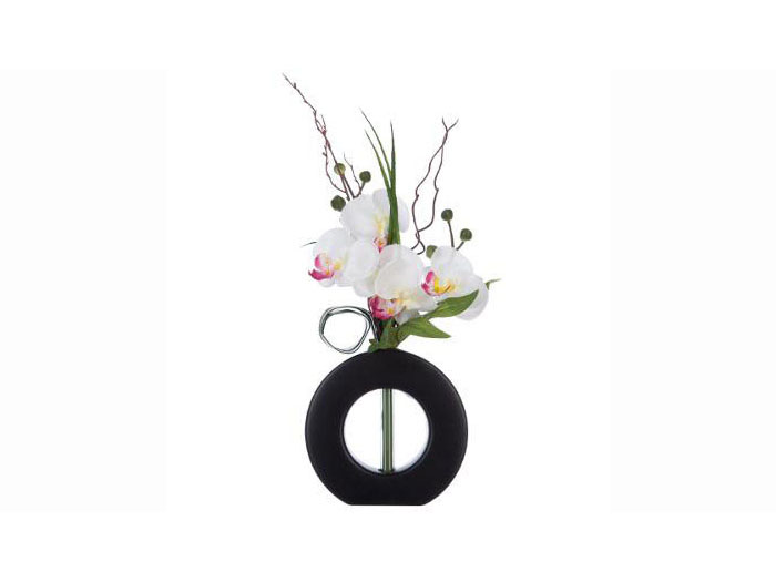 ceramic-round-vase-in-black-with-artificial-orchid-flower-44-cm-2-assorted-types-36-x-16-x-44-cm