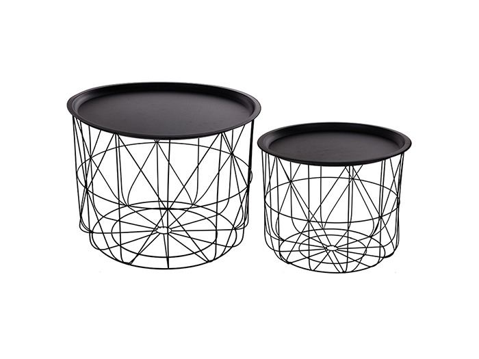 side-table-set-of-2-pieces-metal-black