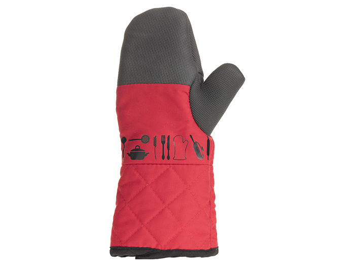red-and-grey-neoprene-kitchen-glove