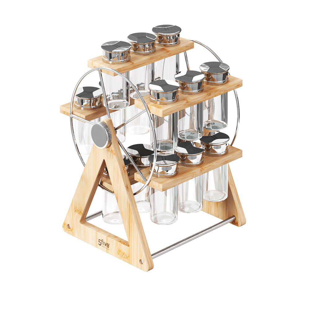 5five-glass-bamboo-spice-wheel-rack-with-15-jars