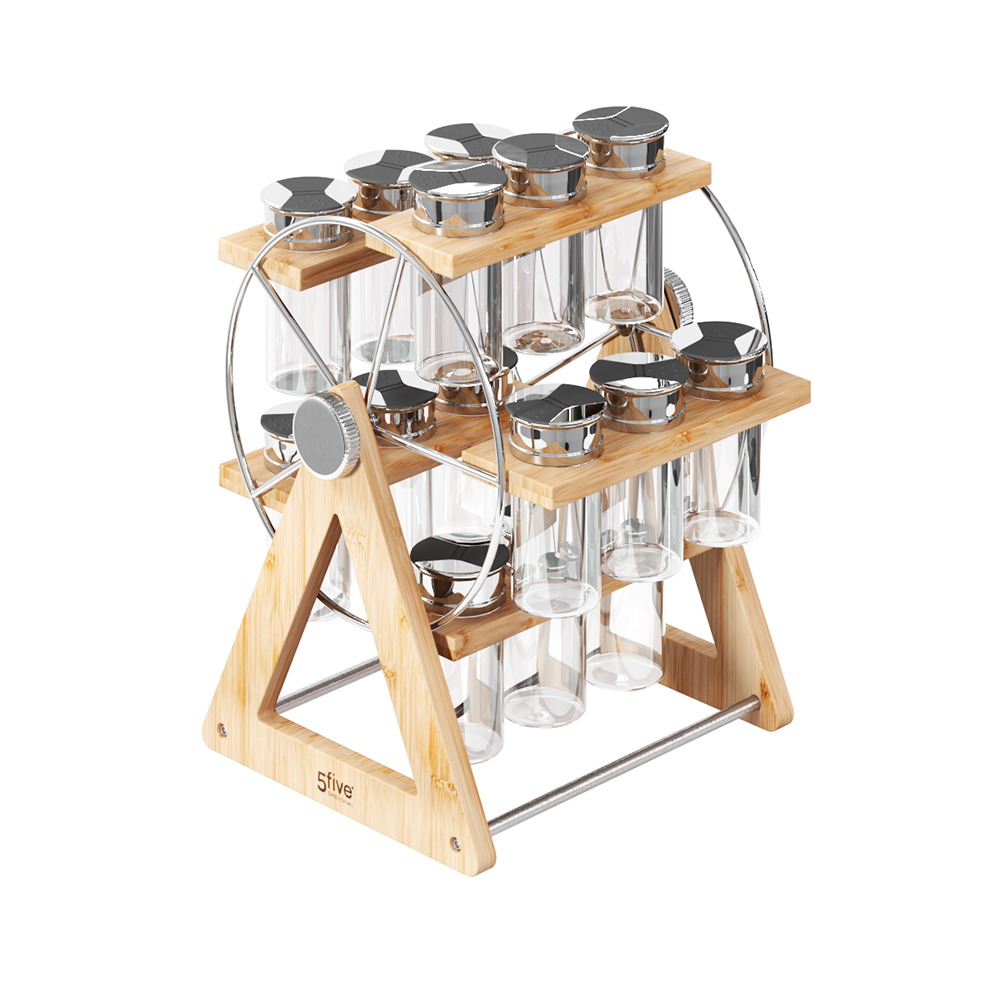 5five-glass-bamboo-spice-wheel-rack-with-15-jars