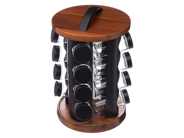 5five-acacia-wood-rotating-spice-rack-31-5cm