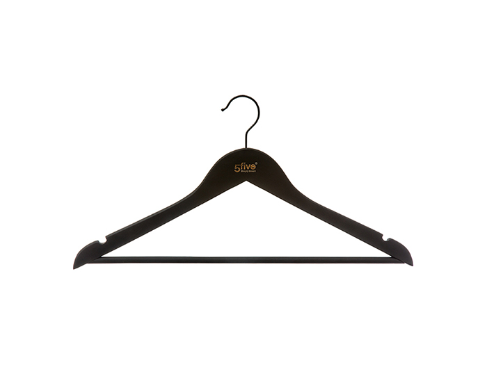 5five-anti-slip-wood-rubber-clothes-hangers-black-set-of-3-pieces