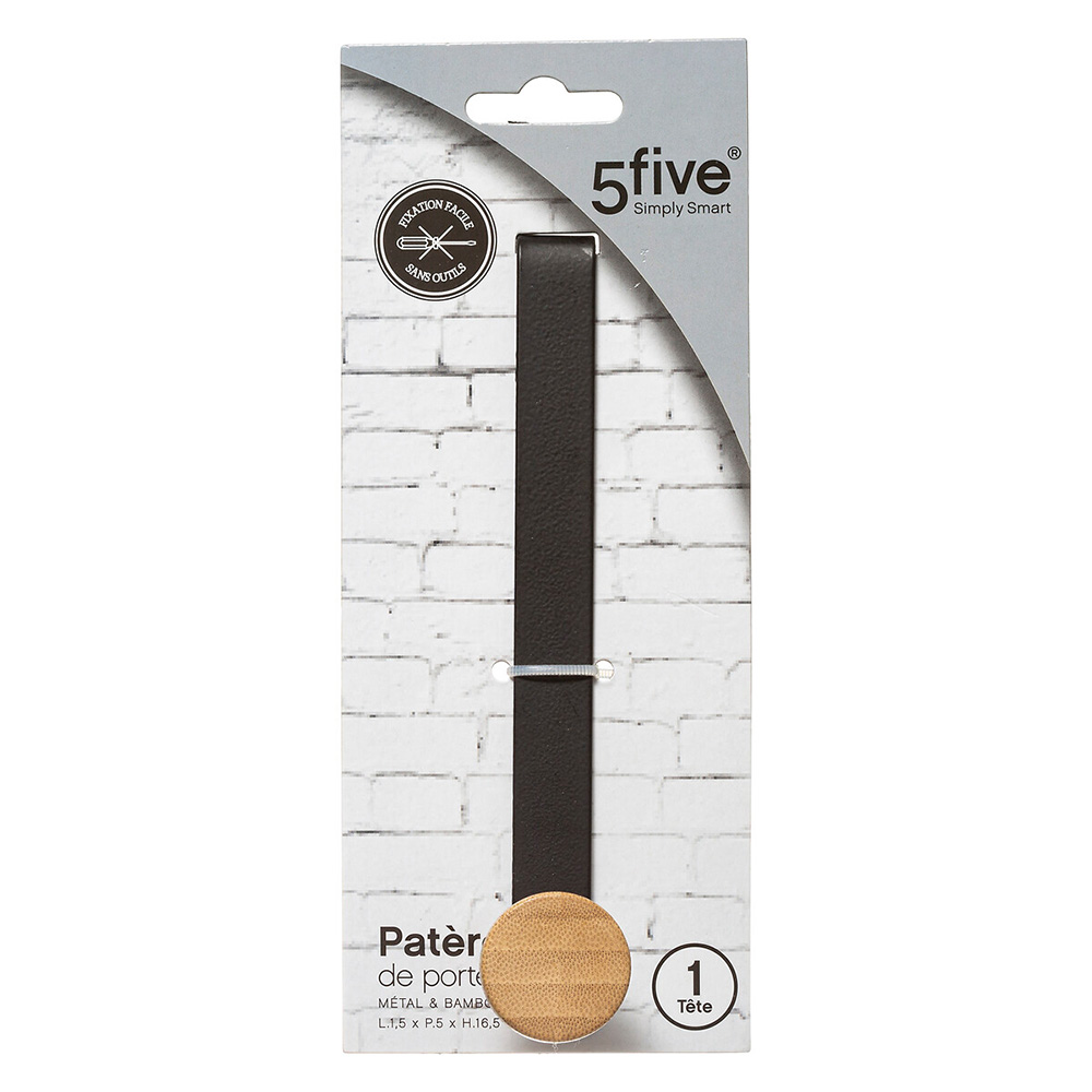 5-five-1-hook-over-the-door-bamboo-metal-hanger-black