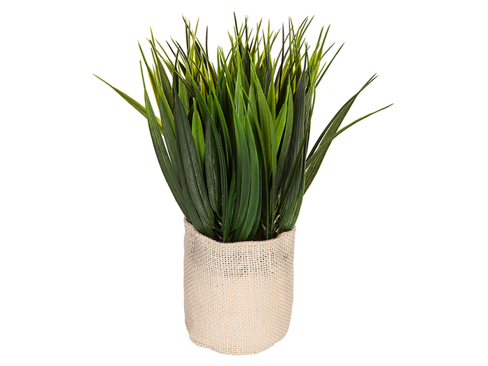 atmosphera-artificial-green-jute-plant-in-fabric-pot-9cm-x-25cm-in-2-assorted-types