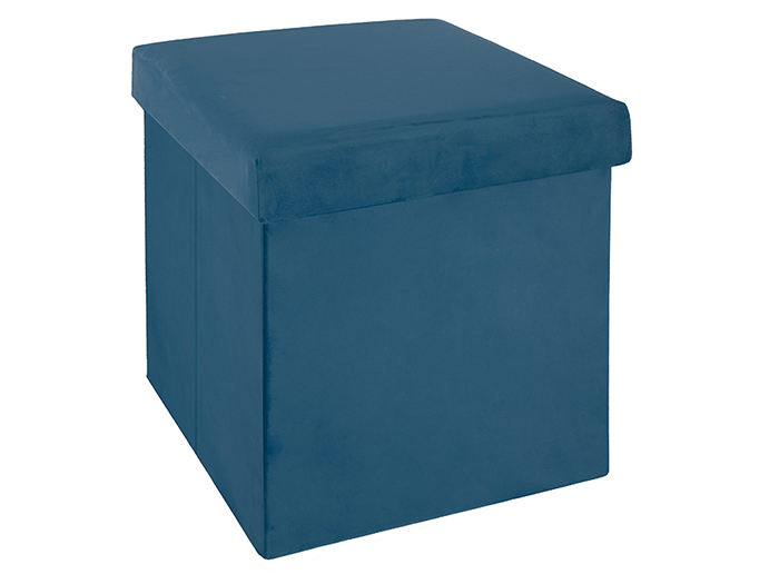 tess-velvet-and-mdf-foldable-pouf-stool-dark-blue-38-cm