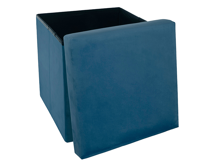tess-velvet-and-mdf-foldable-pouf-stool-dark-blue-38-cm