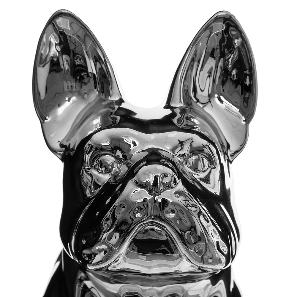 atmosphera-eden-ceramic-french-bulldog-statue-silver-12cm