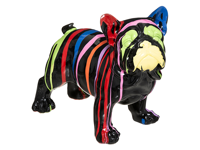 atmosphera-trash-style-resin-french-bulldog-figurine-black-26cm