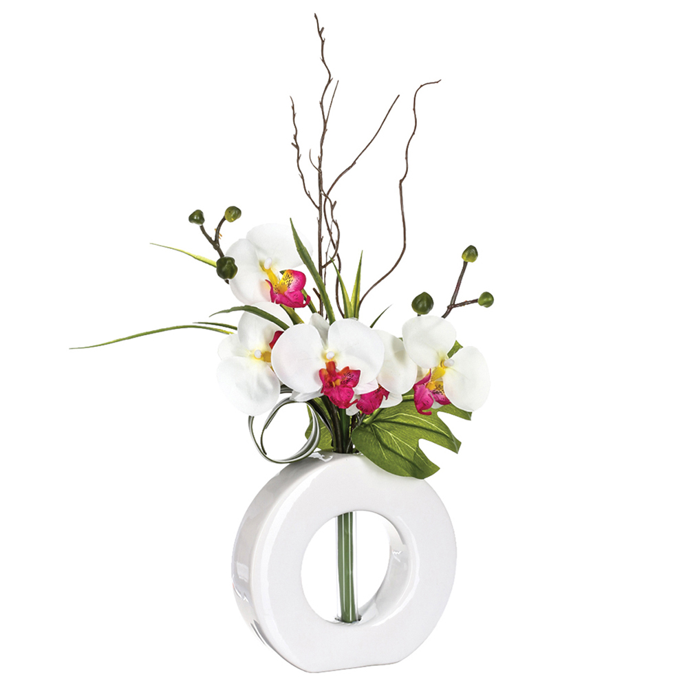 atmosphera-ceramic-vase-with-artificial-orchid-flower-4-assorted-designs