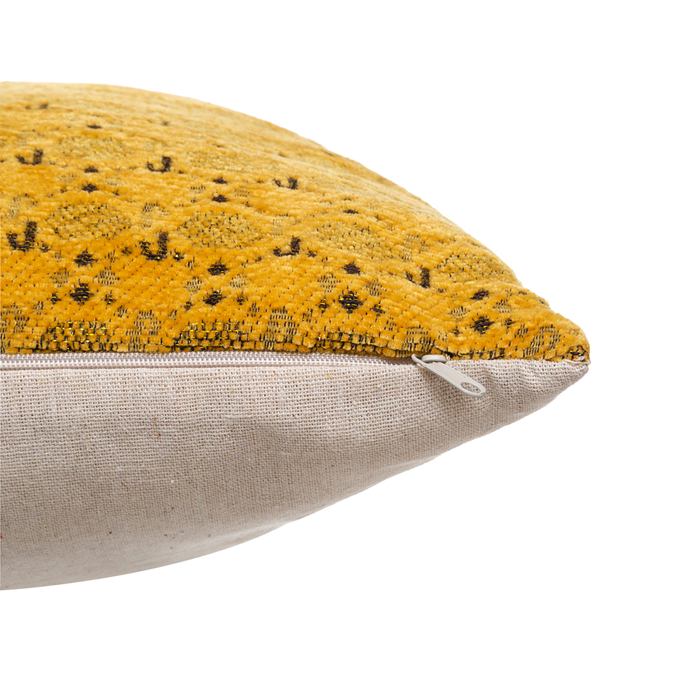 atmosphera-chenille-microfibre-leopard-cushion-cover-yellow-40cm-x-40cm