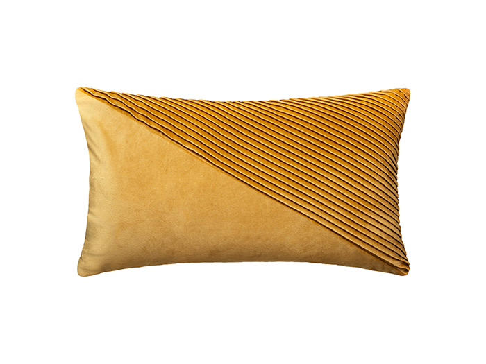 atmosphera-half-velvet-design-rectangular-cushion-yellow-mustard-30cm-x-50cm