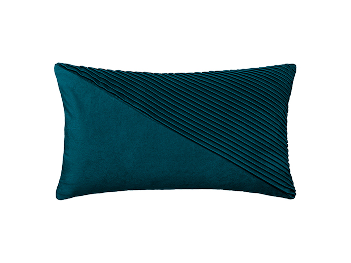 atmosphera-half-velvet-design-rectangular-cushion-blue-30cm-x-50cm