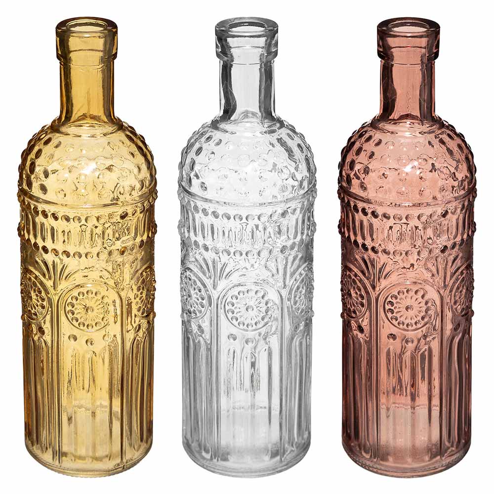 atmosphera-glass-bottle-vases-set-of-3-pieces-2-assorted-designs