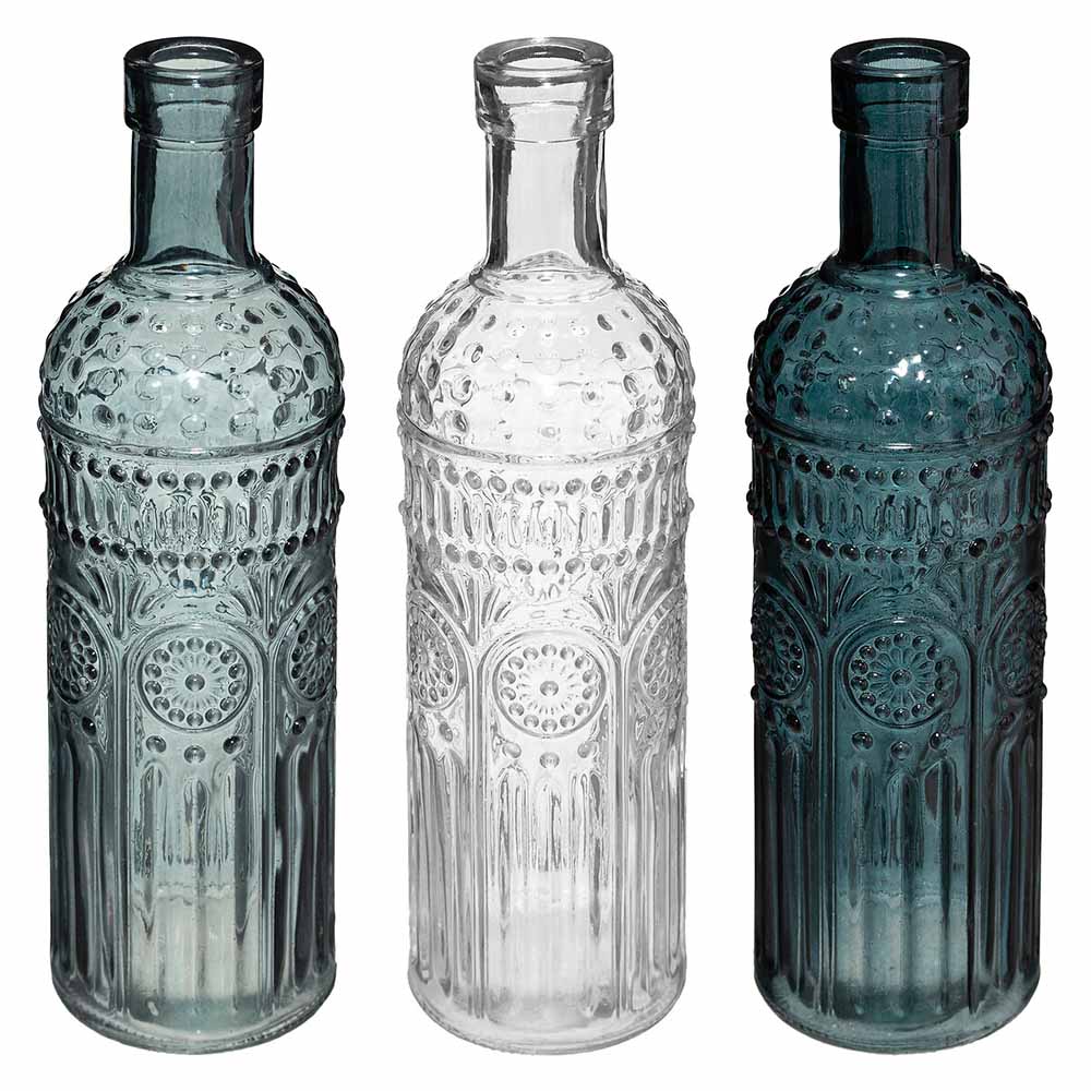 atmosphera-glass-bottle-vases-set-of-3-pieces-2-assorted-designs