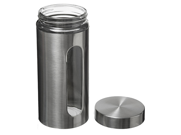 5five-stainless-steel-glass-food-storage-jar-1-25l