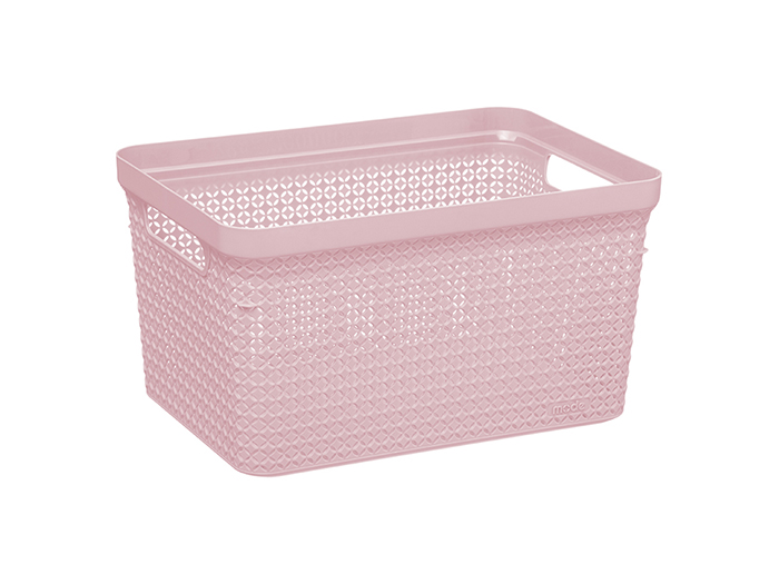 5five-scandi-plastic-basket-with-handles-pink-5l-18-5cm-x-26cm-x-13cm