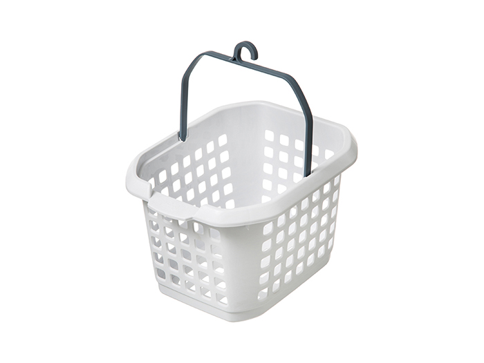 5five-perforated-plastic-basket-for-clothes-pegs-with-handle-for-hanging-in-white