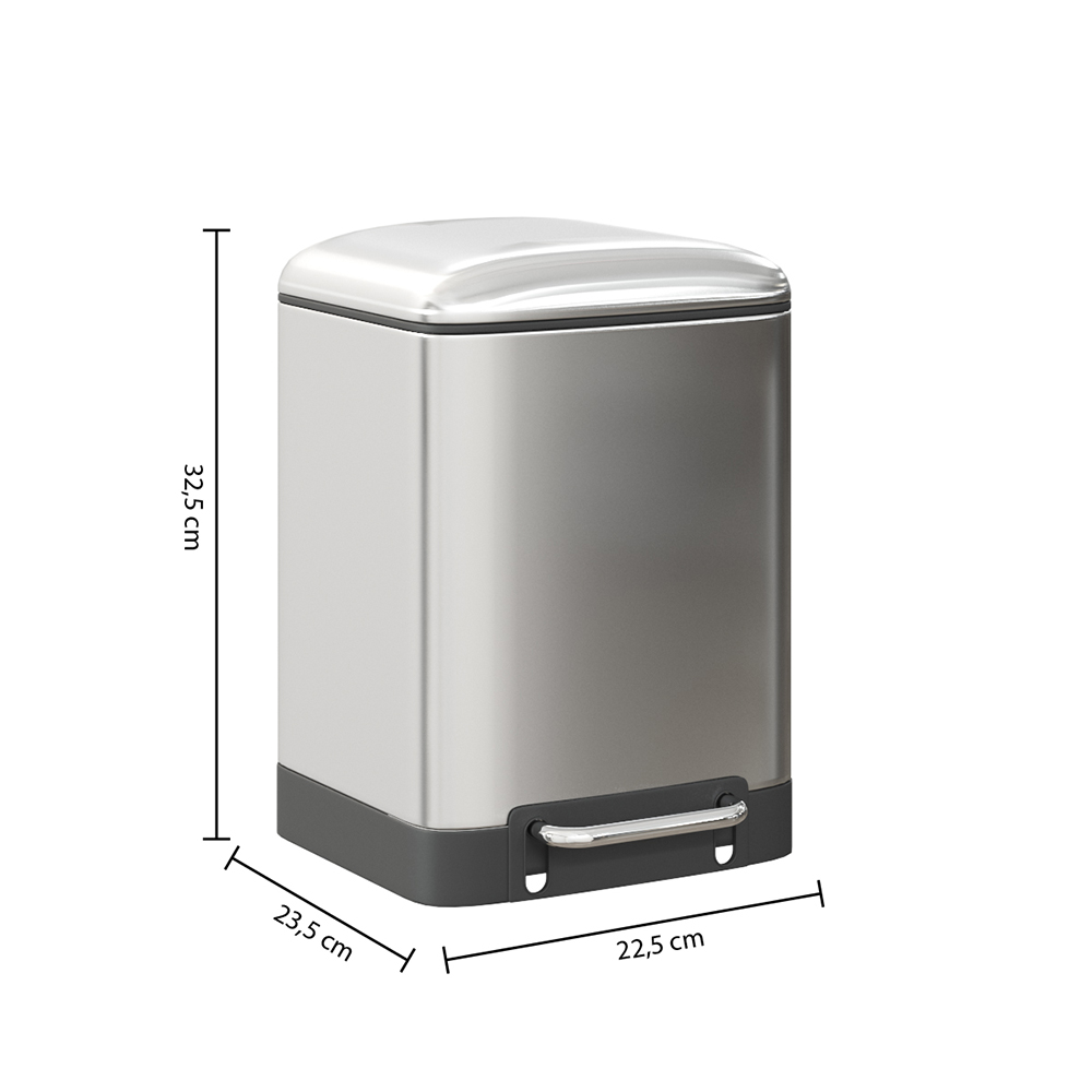 5five-ariane-pedal-waste-bin-with-soft-close-silver-6l