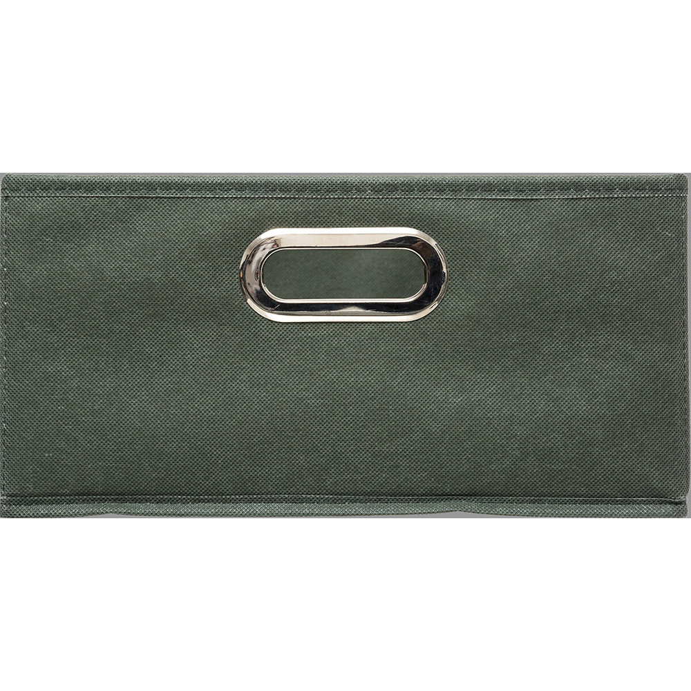 5five-cardboard-fabric-storage-box-khaki-green-31cm-x-15cm