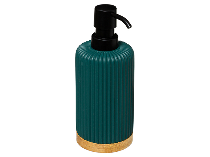 5five-modern-ceramic-liquid-soap-dispenser-petrol-green-270-ml