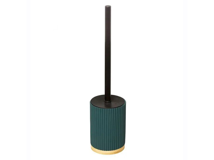 5five-modern-polyresin-and-stone-toilet-brush-with-holder-petrol-green-40-cm