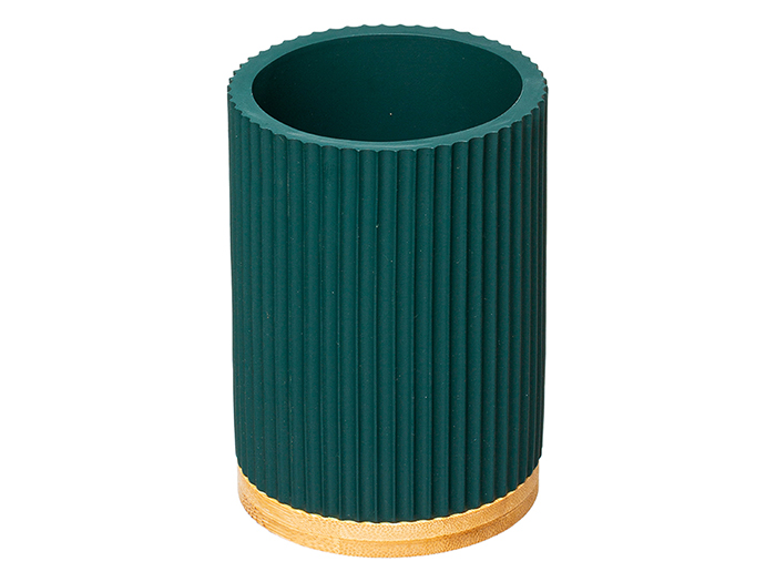 5five-modern-polyresin-and-stone-toilet-brush-with-holder-petrol-green-40-cm