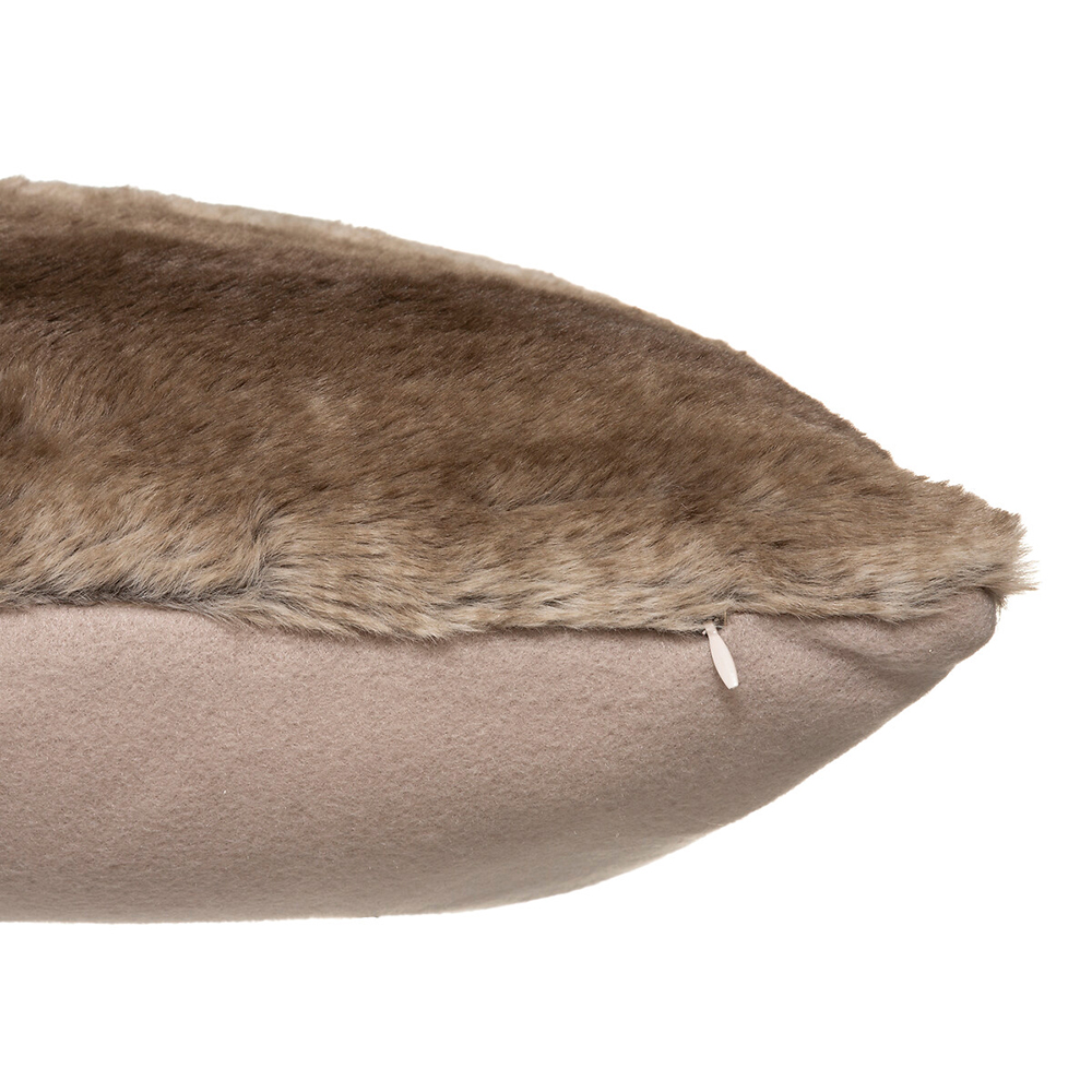atmosphera-grizzly-artificial-fur-cushion-brown-45cm-x-45cm