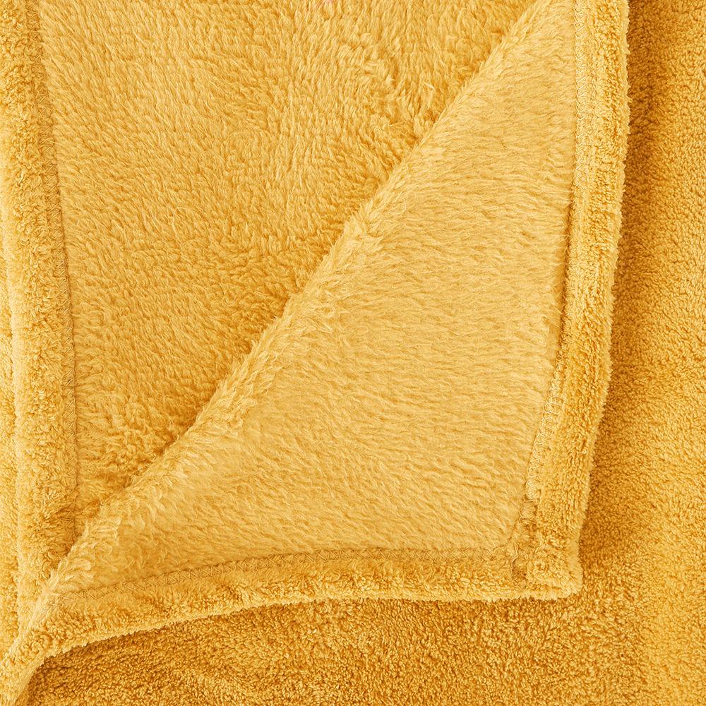 atmosphera-microfiber-blanket-yellow-ochre-180cm-x-230cm