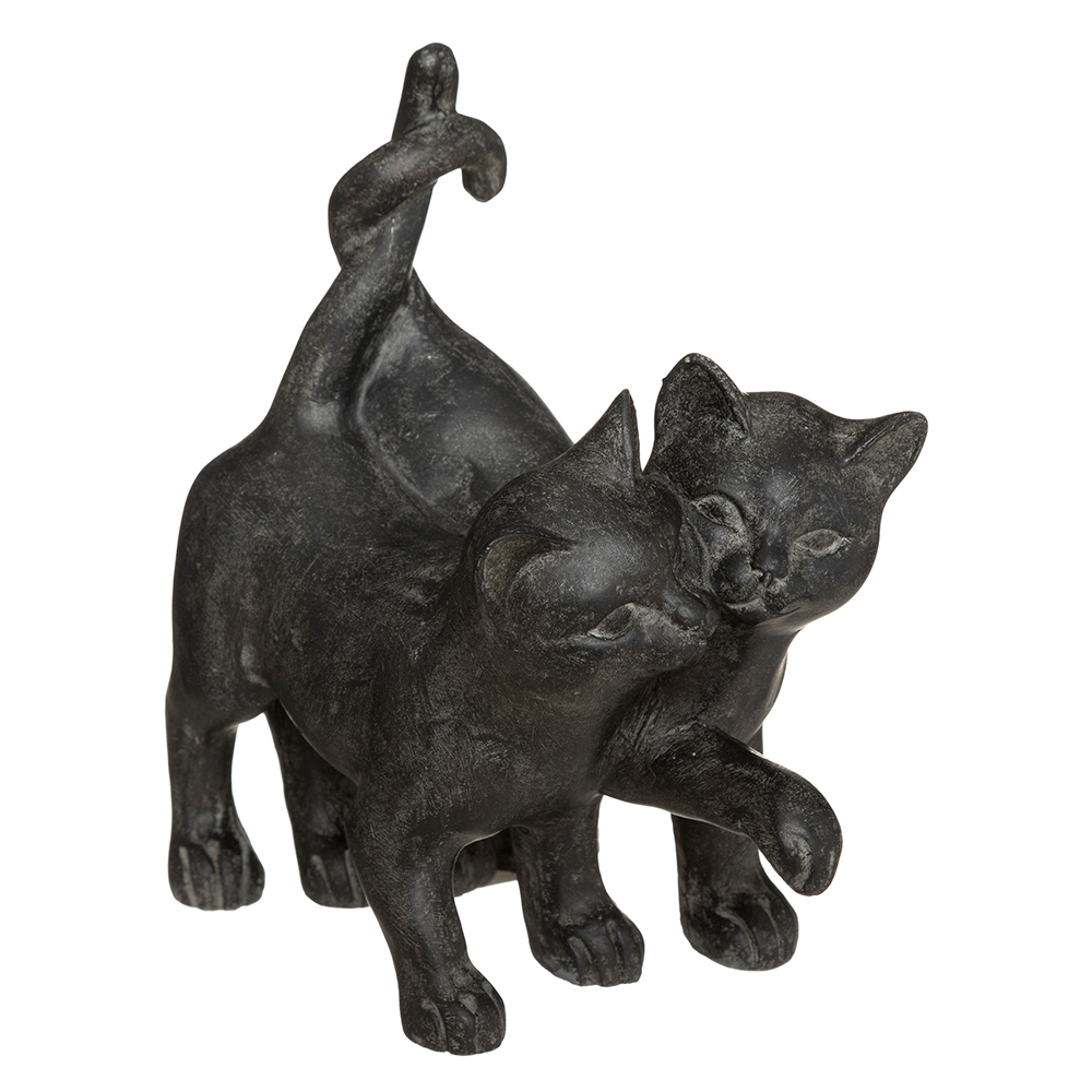 atmosphera-resin-cat-couple-figurine-2-assorted-colours