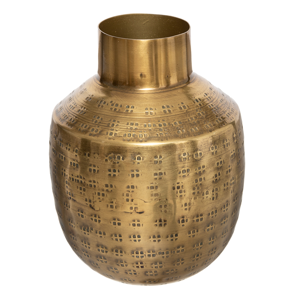 atmosphera-textured-metal-vase-3-assorted-designs