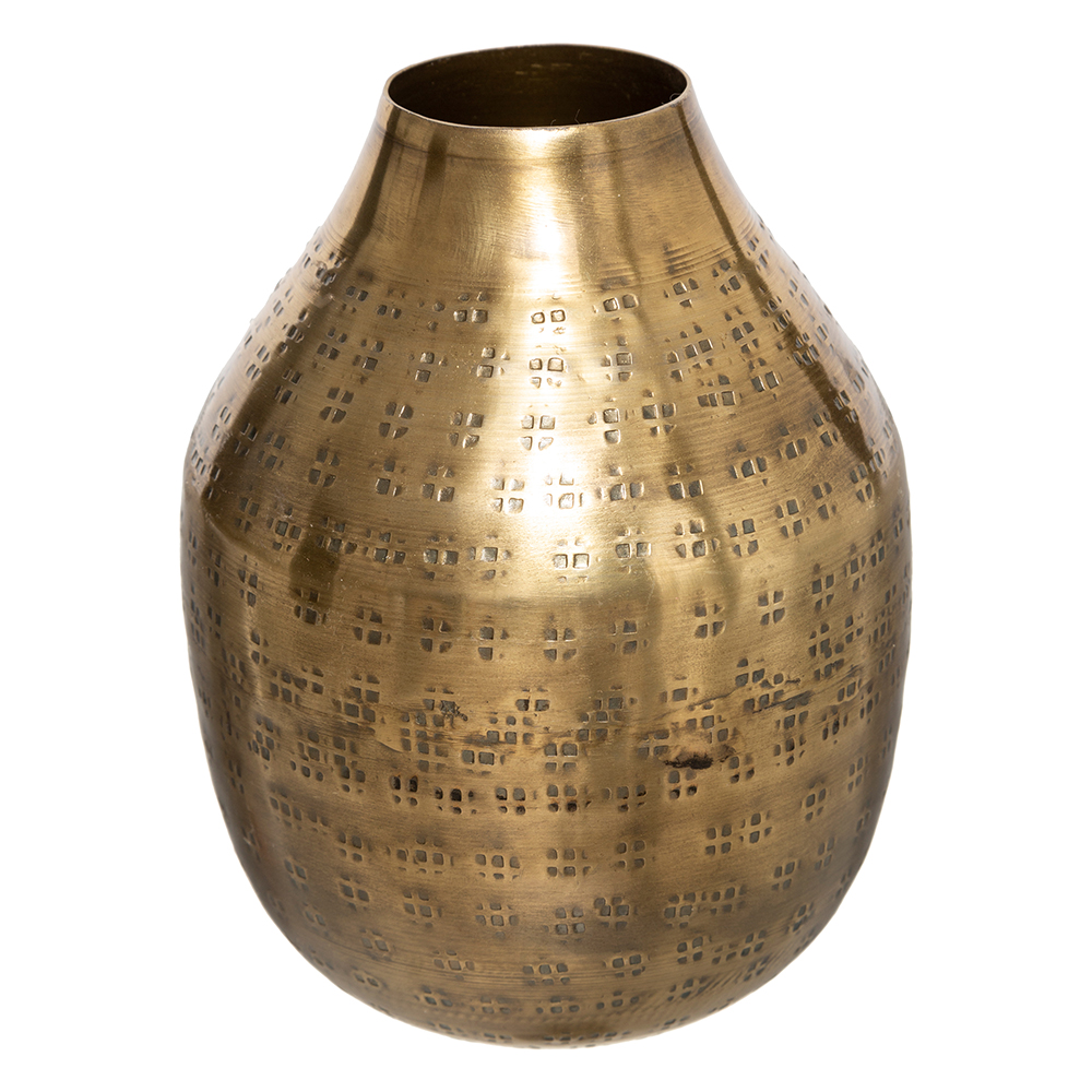 atmosphera-textured-metal-vase-3-assorted-designs