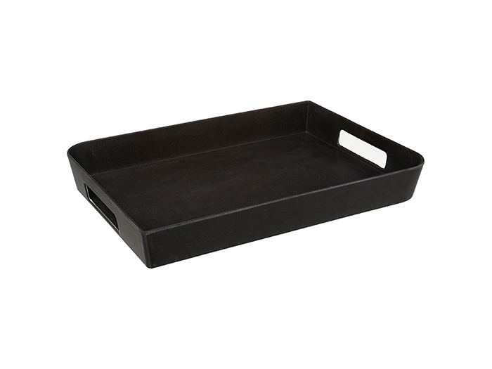 5five-melamine-rectangular-tray-35cm-x-25cm-in-black