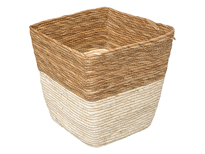 5five-2-tone-straw-braided-woven-storage-basket-beige-31cm