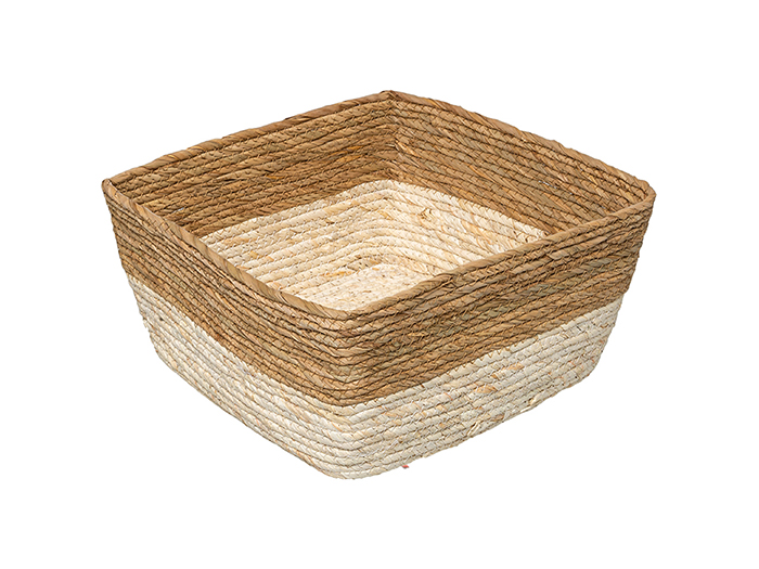 5five-2-tone-straw-braided-woven-storage-basket-beige-31cm-x-15cm