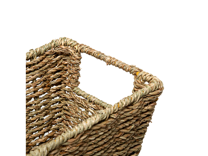 atmosphera-seagrass-storage-basket-with-handles-15cm-x-31cm