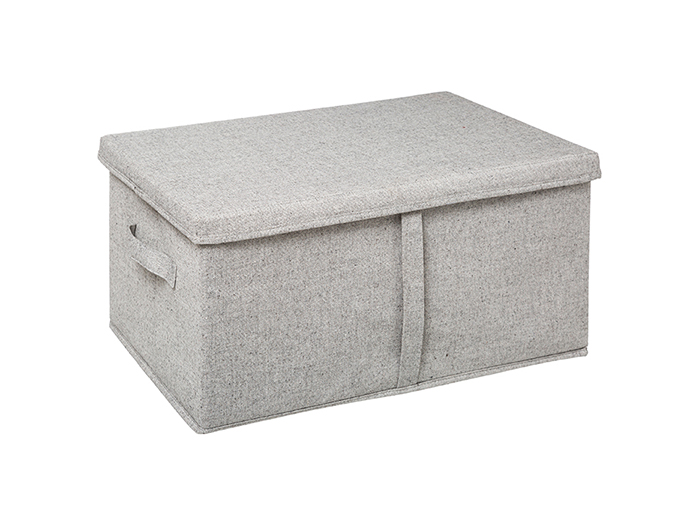 5five-cotton-mix-storage-box-with-lid-handles-50cm-x-25cm