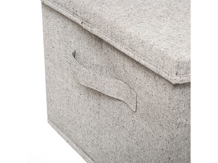 5five-cotton-mix-storage-box-with-lid-handles-50cm-x-25cm