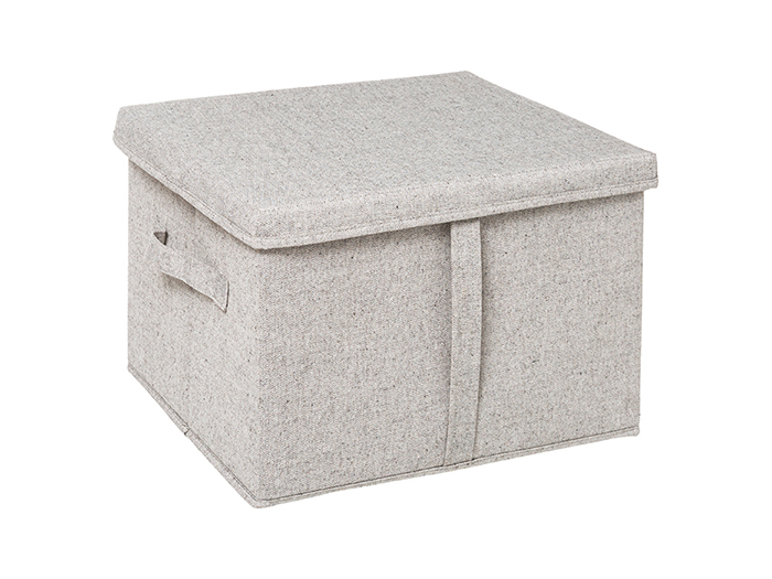 5five-cotton-mix-storage-box-with-lid-handles-35cm-x-31cm