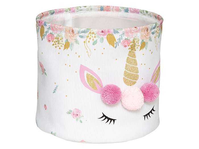 unicorn-face-design-storage-basket-for-children-30-cm
